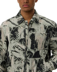 ROBERT AOP CANVAS JACKET - LES DEUX