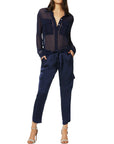 Satin Pocket Allyn Pants - RAMY BROOK