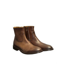 SIDE ZIP LEATHER BOOT - DEBONAIR