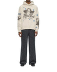 SKETCHED PULLOVER HOODIE - DOM REBEL