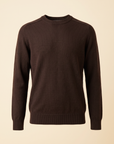 RAINWOOL CREWNECK – CHOCOLATE - Ghost Front