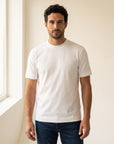 Circolo 1901 Cashmere-Touch Short-Sleeve T-Shirt – OPTIC WHITE - Hero Front
