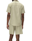 TIMO SEERSUCKER SS CAMP SHIRT - GABBA