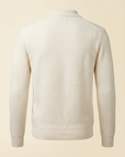 Ferrante Knit Shirt Cardigan – White - Ghost Back