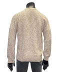 TWEED PATTERN CREWNECK - FERRANTE