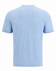 SAND Linen Crewneck T-Shirt – SKY - Ghost Mannequin Back