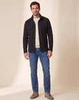 FRADI SLJ Overshirt – BLACK - Full Three Quarter