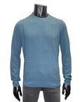WASHED PATTERNED CREWNECK - FERRANTE
