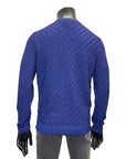 WASHED PATTERNED CREWNECK - FERRANTE