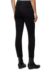 Le High Skinny Button Fly in Noir Street - FRAME