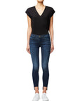 Le Mid Rise V-Neck - FRAME