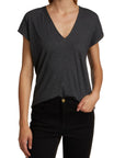 Le Mid Rise V Neck - FRAME