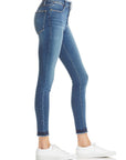 Le High Skinny Raw Edge Fray in Dunes - FRAME