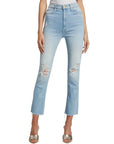 High Waisted Rider Ankle Fray - MOTHER
