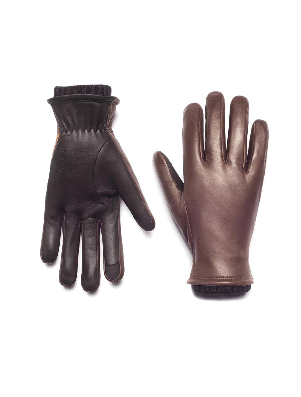 Oliver Touchscreen Gloves in Mocha - HONNS