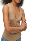 Luna Henley Tank - MICHAEL STARS