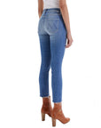 Mid Rise Dazzler Ankle Fray - MOTHER