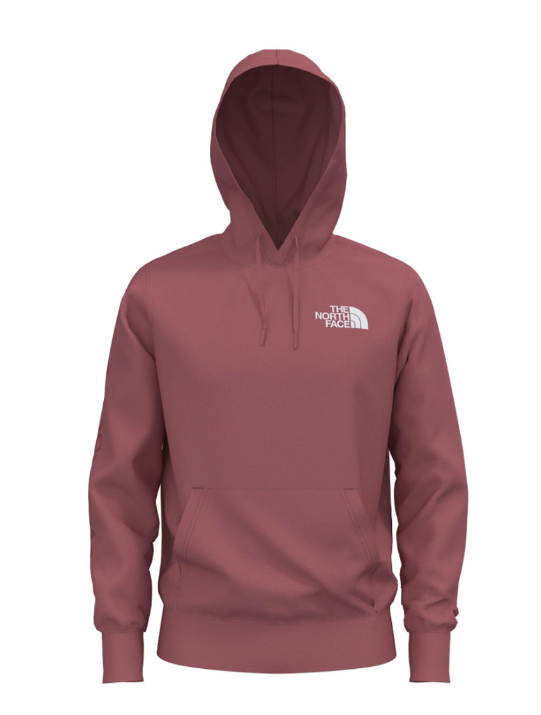 North face hot sale hoodie burgundy