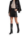 Gail Vegan Leather Dickey Jacket - VERONICA BEARD