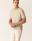 COTTON LINEN MODERN CREWNECK - DEKE