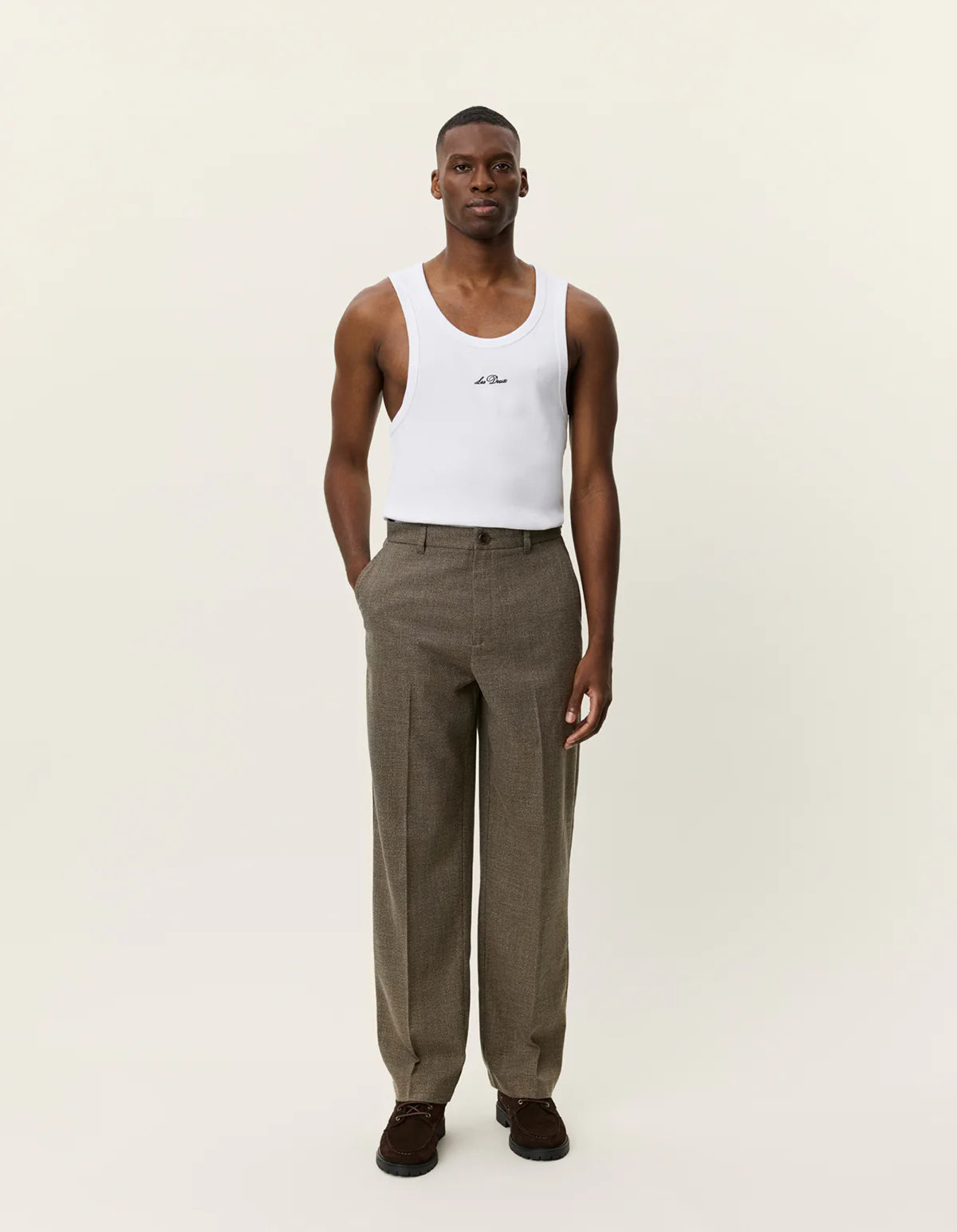 RANDALL MELANGE SUIT PANT - LES DUEX