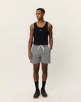 STAN STRIPE SEARSUCKER SWIM TRUNKS - LES DEUX