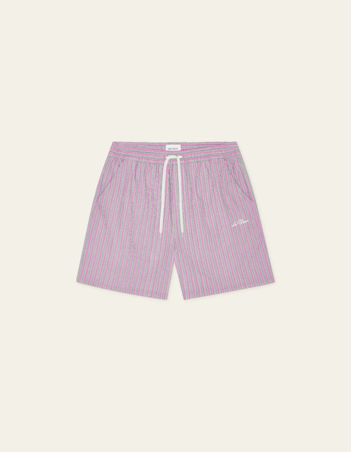 STAN STRIPE SEARSUCKER SWIM TRUNKS - LES DEUX