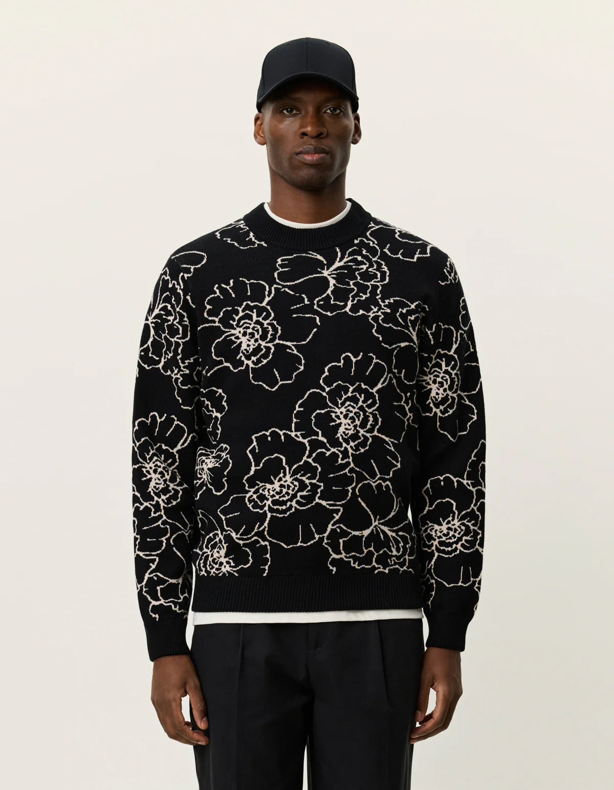 GASTON POPPY JACQUARD KNIT - LES DEUX