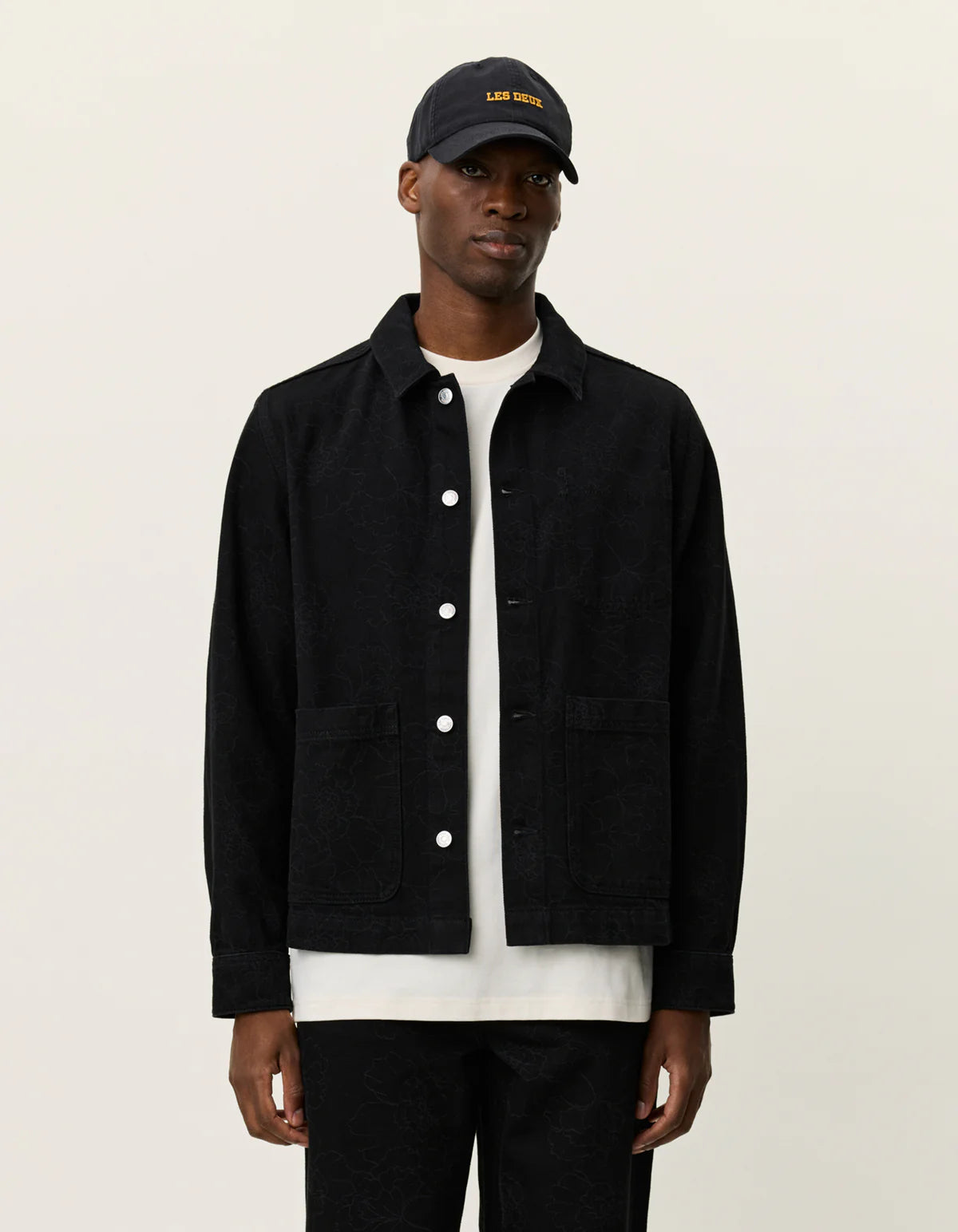 LAYTON AOP DENIM OVERSHIRT - LES DEUX
