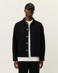 LAYTON AOP DENIM OVERSHIRT - LES DEUX
