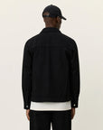 LAYTON AOP DENIM OVERSHIRT - LES DEUX