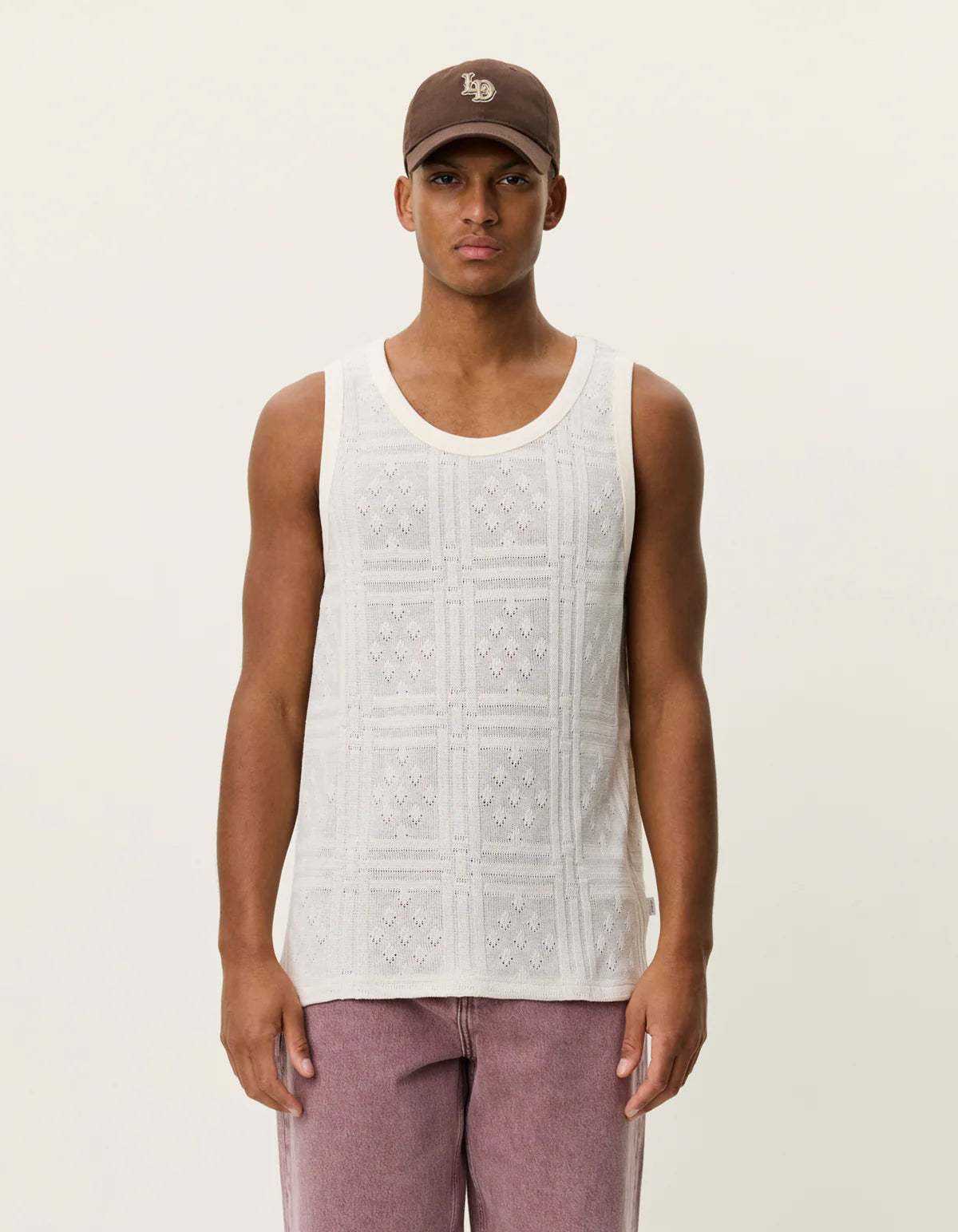 HUXLEY POINTELLE TANK TOP - LES DEUX