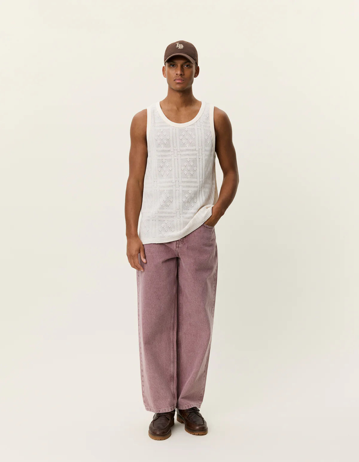 HUXLEY POINTELLE TANK TOP - LES DEUX