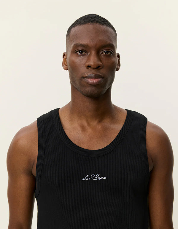 ARTHUR LOGO RIB TANK TOP - LES DEUX