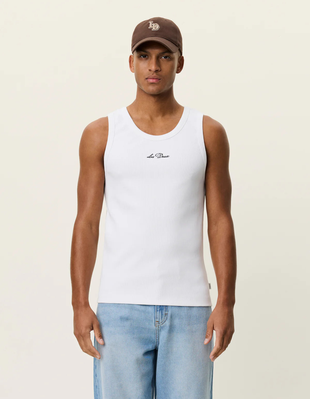 ARTHUR LOGO RIB TANK TOP - LES DEUX