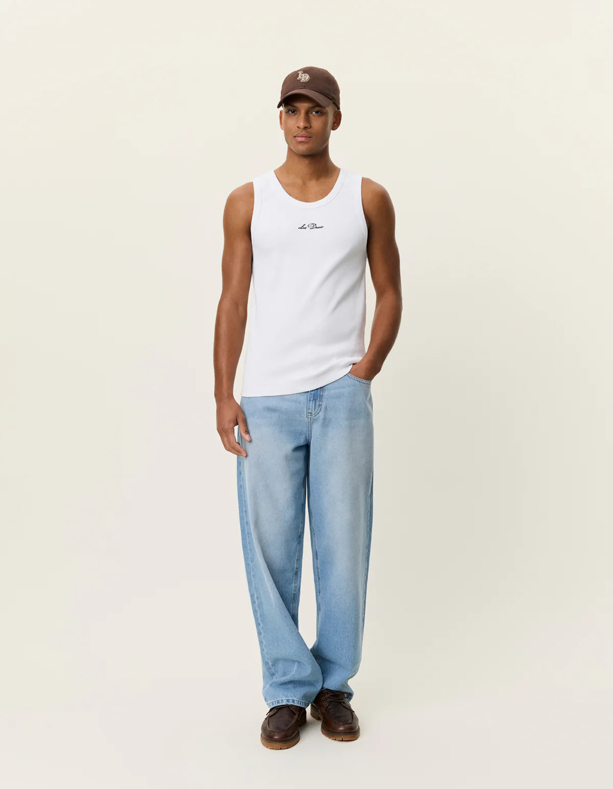 ARTHUR LOGO RIB TANK TOP - LES DEUX