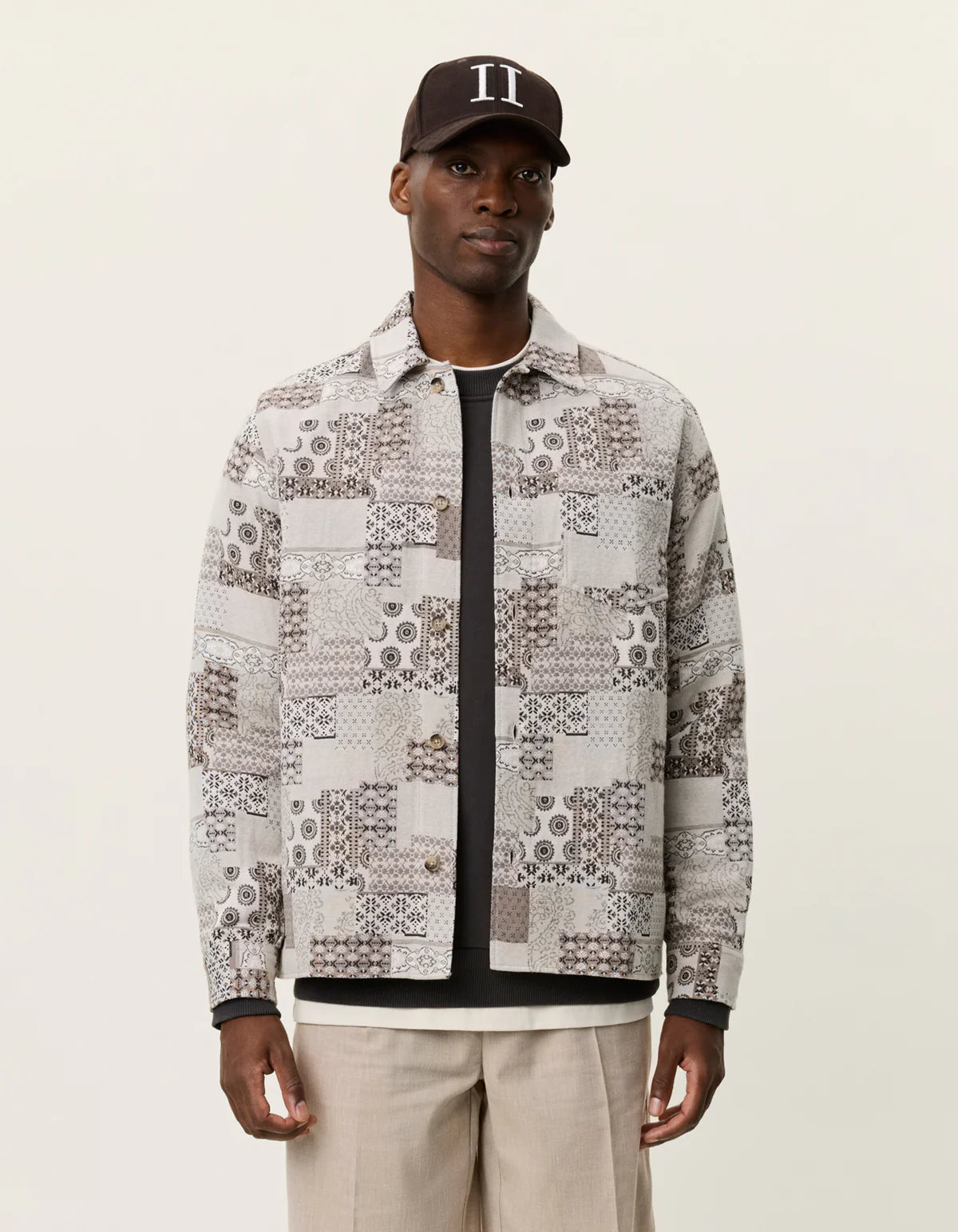 LAYTON PATCHWORK OVERSHIRT - LES DEUX