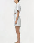 Marcy Cotton Mini Shirt Dress