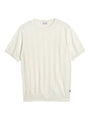 KNIT CREWNECK T-SHIRT - SAND