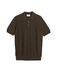 KNIT POLO - SAND