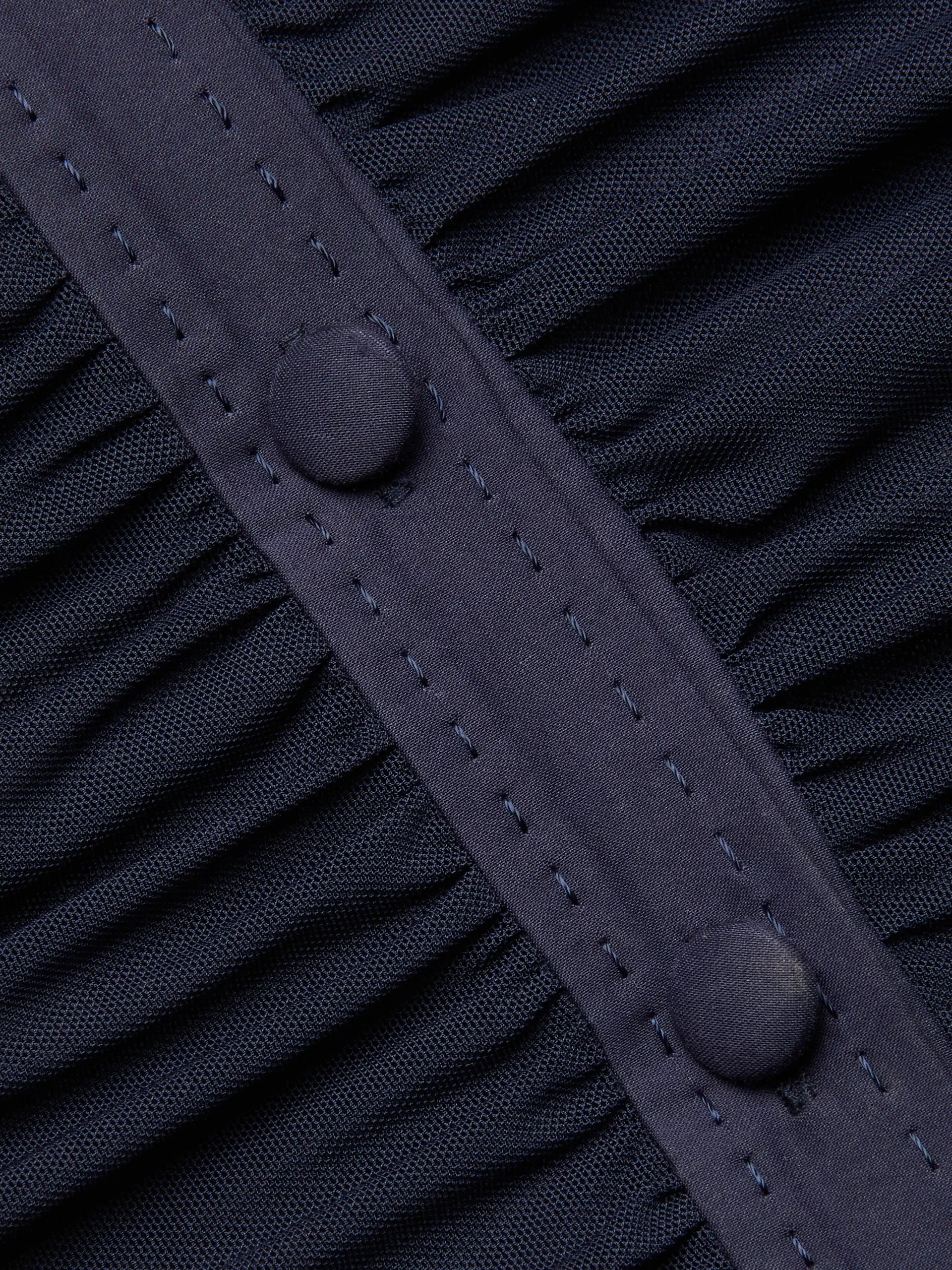 ISOLA L/S MESH BUTTON UP
