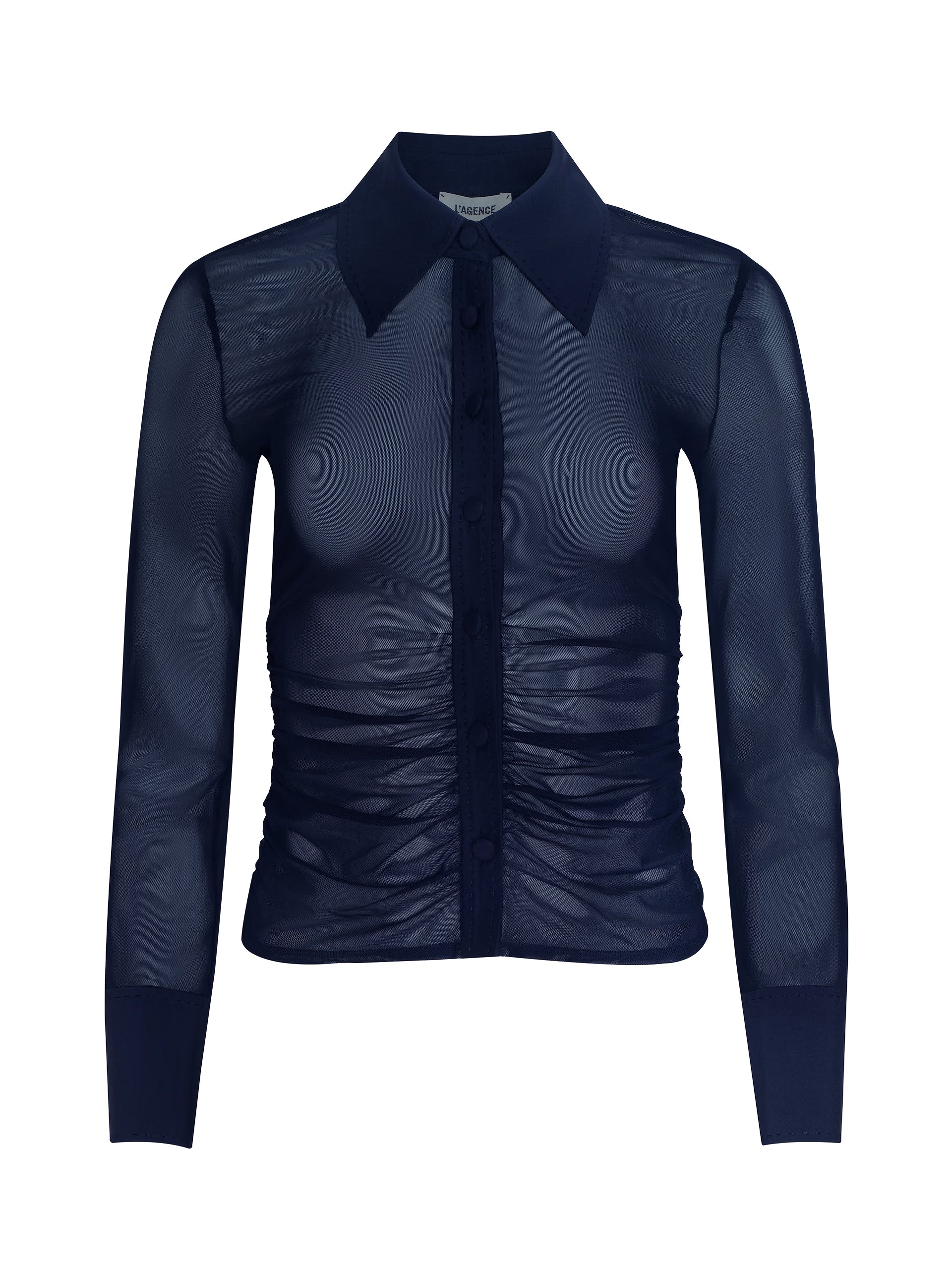 ISOLA L/S MESH BUTTON UP