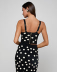 TULA POLKA DOT BRA KNIT TOP