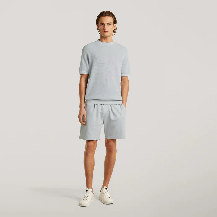 THORN KNIT COTTON T-SHIRT - WAHTS