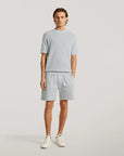 THORN KNIT COTTON T-SHIRT - WAHTS