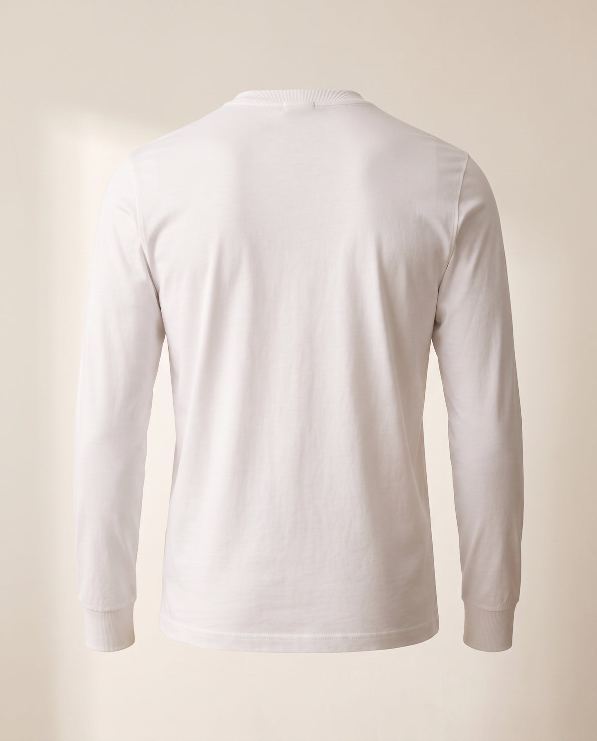 Circolo 1901 Cashmere-Touch Long-Sleeve Crewneck – OPTIC WHITE - Ghost Back