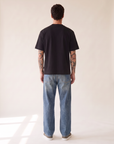 HEAVYWEIGHT T-SHIRT - LES DEUX – BLACK - Full Back Model