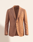 Circolo 1901 Garment-Dyed Soft Twill Wool Blazer – LIGHT MOCHA - Ghost Front