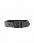 Paolo Vitale Suede Belt – GREY - Coiled Hero