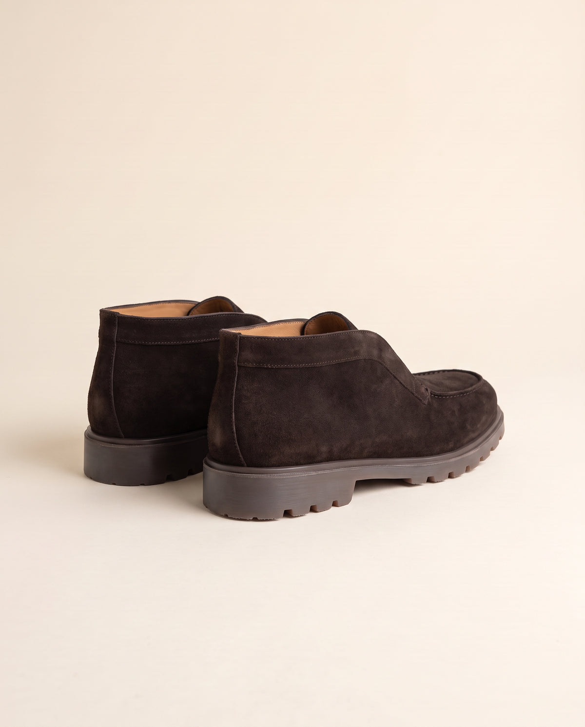 Robert Barakett Darcy Suede Boot – CHOCOLATE - Rear Three-Quarter